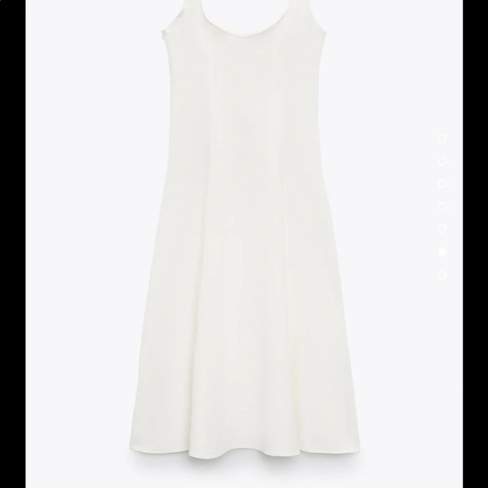 NWT Zara white textured dress - Picture 7 of 7